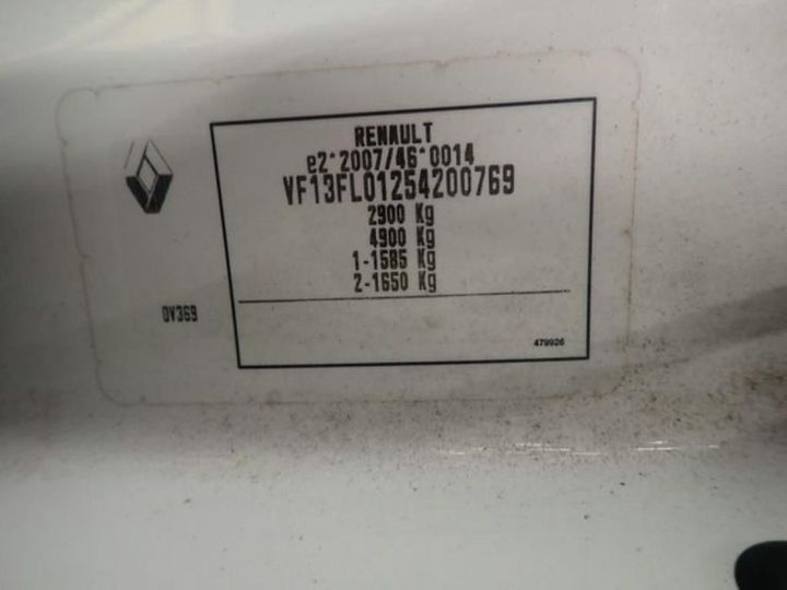 Photo 15 VIN: VF13FL01254200769 - RENAULT TRAFIC 