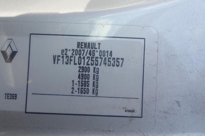 Photo 14 VIN: VF13FL01255745357 - RENAULT TRAFIC 