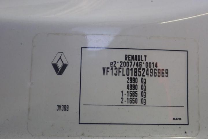 Photo 11 VIN: VF13FL01852496969 - RENAULT TRAFIC 