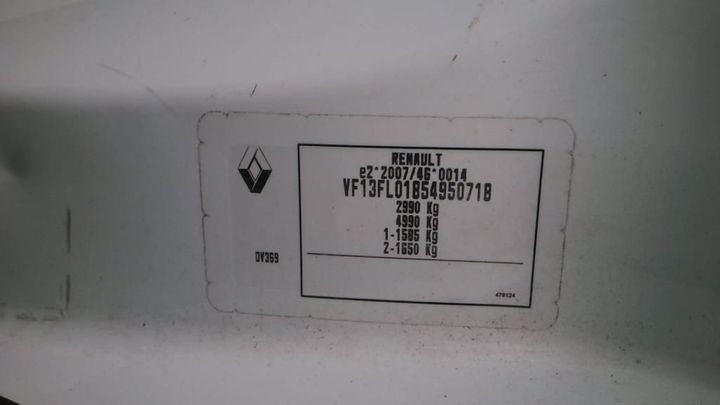 Photo 9 VIN: VF13FL01854950718 - RENAULT TRAFIC 