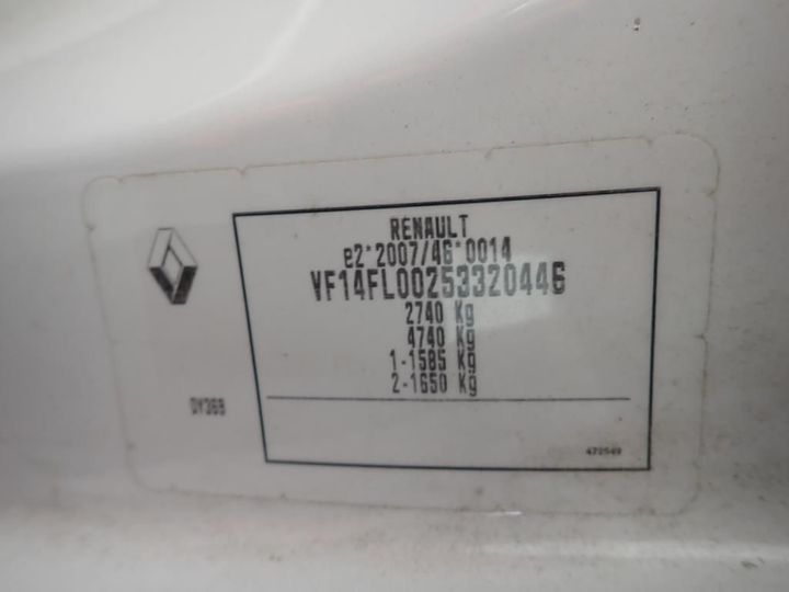 Photo 11 VIN: VF14FL00253320446 - RENAULT TRAFIC 