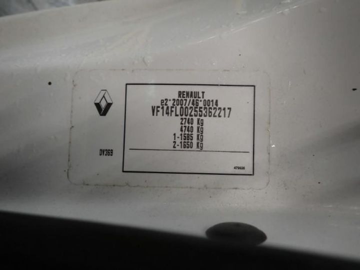 Photo 11 VIN: VF14FL00255362217 - RENAULT TRAFIC 