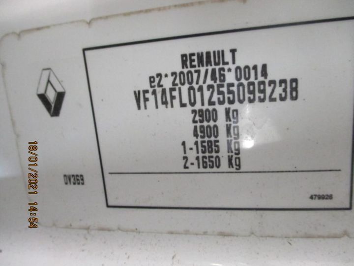 Photo 12 VIN: VF14FL01255099238 - RENAULT TRAFIC 