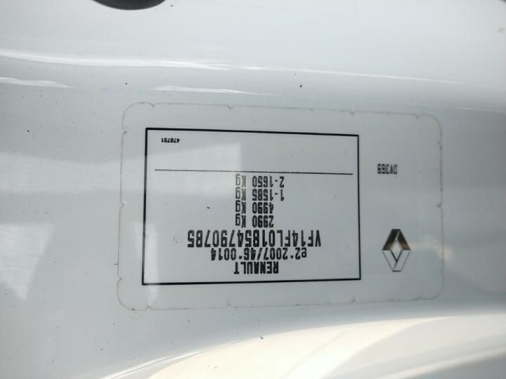 Photo 22 VIN: VF14FL01854790785 - RENAULT TRAFIC 