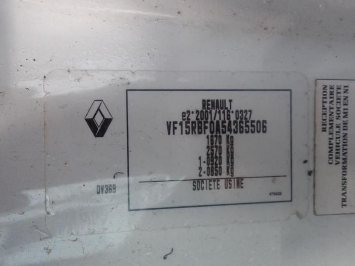 Photo 6 VIN: VF15RBF0A54365506 - RENAULT CLIO 5P SOCIETE (2 SEATS) 