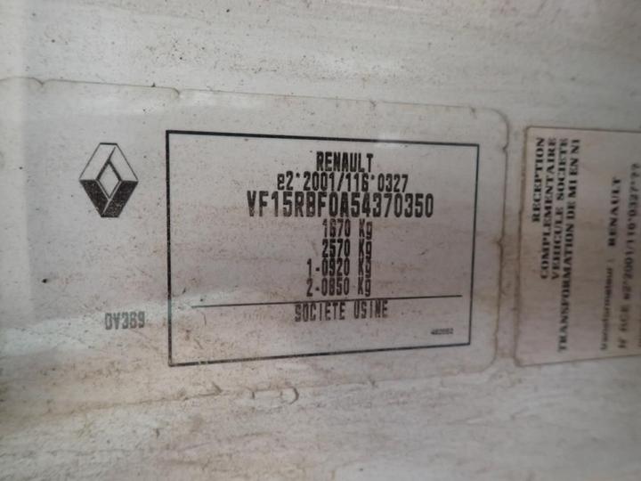 Photo 12 VIN: VF15RBF0A54370350 - RENAULT CLIO 5P SOCIETE (2 SEATS) 