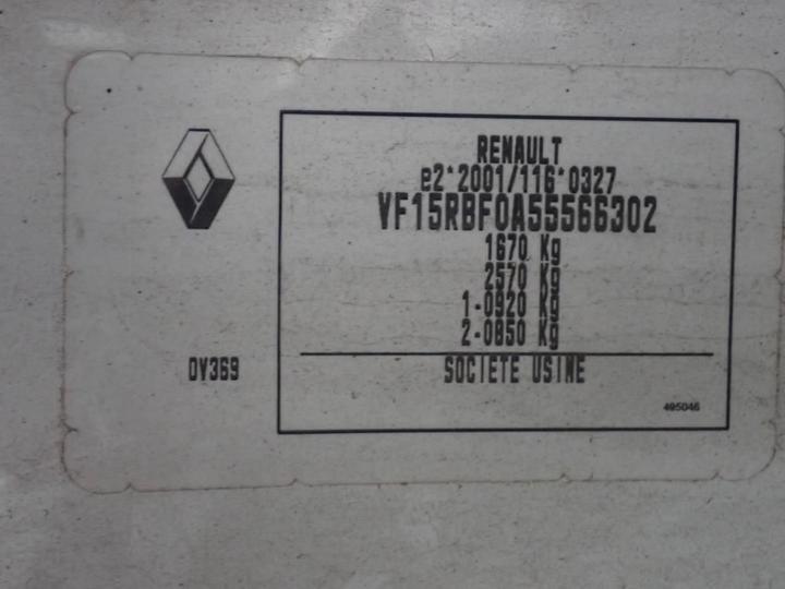 Photo 12 VIN: VF15RBF0A55566302 - RENAULT CLIO 5P SOCIETE (2 SEATS) 