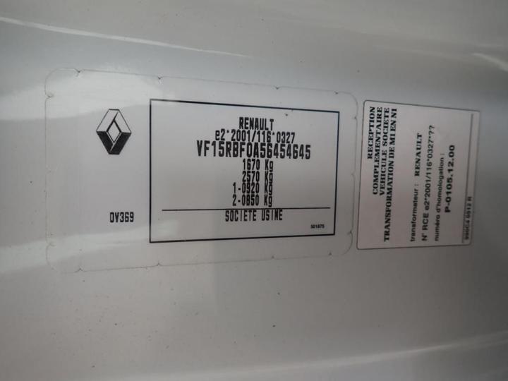 Photo 13 VIN: VF15RBF0A56454645 - RENAULT CLIO 5P SOCIETE (2 SEATS) 