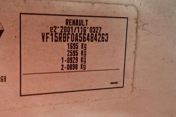 Photo 11 VIN: VF15RBF0A56484263 - RENAULT CLIO 