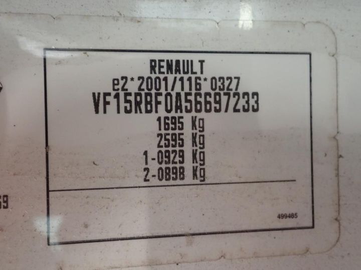 Photo 11 VIN: VF15RBF0A56697233 - RENAULT CLIO REV 