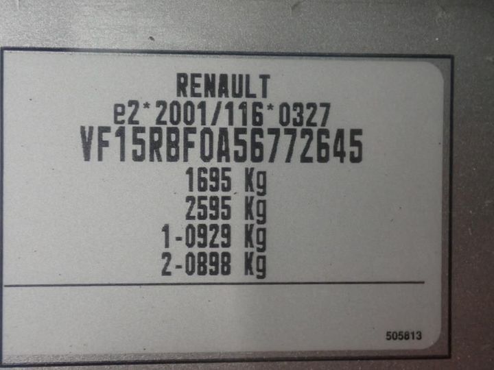 Photo 12 VIN: VF15RBF0A56772645 - RENAULT CLIO 