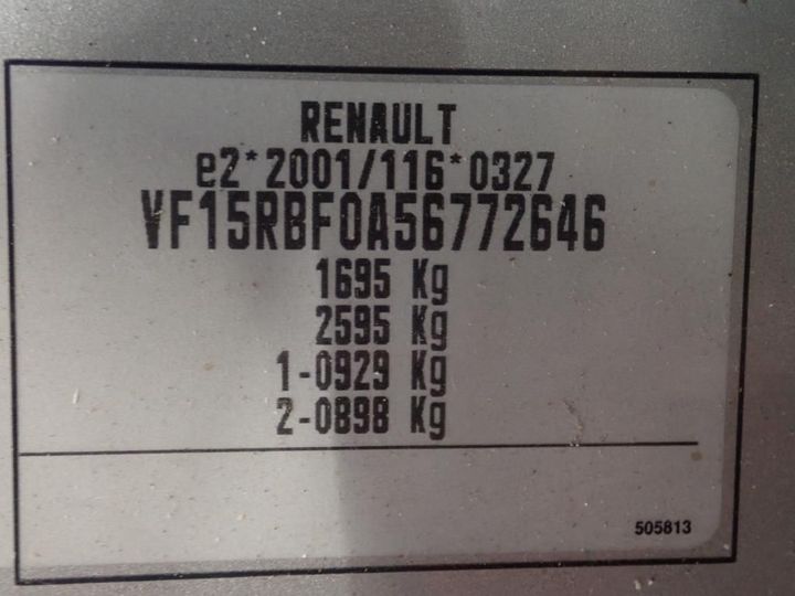 Photo 12 VIN: VF15RBF0A56772646 - RENAULT CLIO REV 