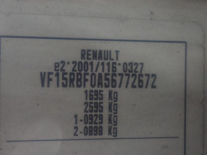 Photo 13 VIN: VF15RBF0A56772672 - RENAULT CLIO SOCIT 