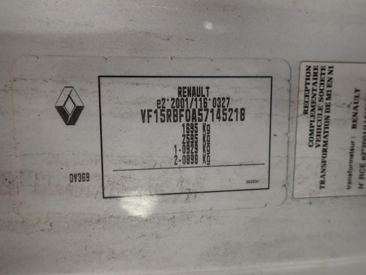 Photo 8 VIN: VF15RBF0A57145218 - RENAULT CLIO 5P SOCIETE (2 SEATS) 