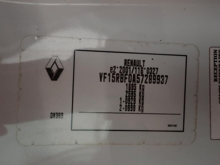 Photo 6 VIN: VF15RBF0A57289937 - RENAULT CLIO SOCIT 