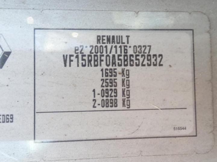 Photo 11 VIN: VF15RBF0A58652932 - RENAULT CLIO 5P 