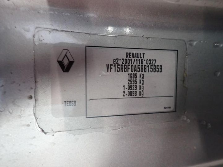 Photo 9 VIN: VF15RBF0A58815859 - RENAULT CLIO REV 