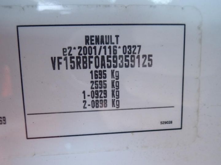 Photo 11 VIN: VF15RBF0A59359125 - RENAULT CLIO REV 