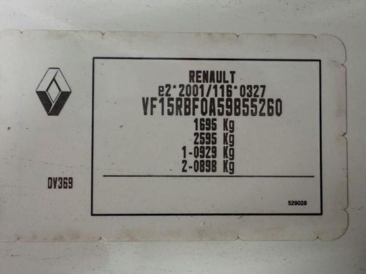 Photo 10 VIN: VF15RBF0A59855260 - RENAULT CLIO 5P 