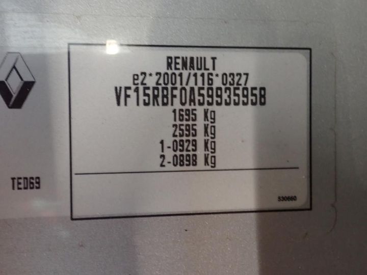 Photo 12 VIN: VF15RBF0A59935958 - RENAULT CLIO REV 