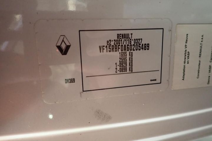 Photo 8 VIN: VF15RBF0A60205489 - RENAULT CLIO SOCIT 