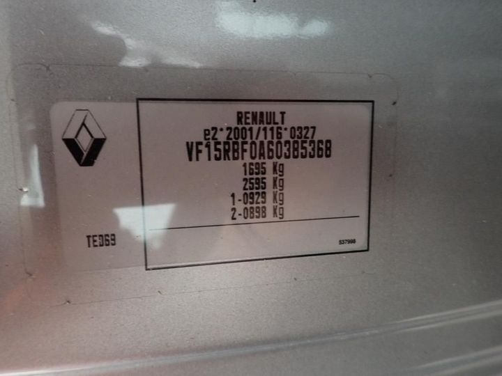 Photo 12 VIN: VF15RBF0A60385368 - RENAULT CLIO 5P 