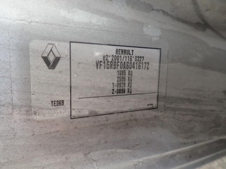 Photo 7 VIN: VF15RBF0A60416172 - RENAULT CLIO 5P 