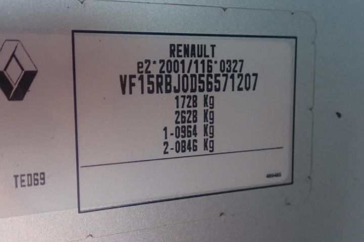 Photo 12 VIN: VF15RBJ0D56571207 - RENAULT CLIO 5P 