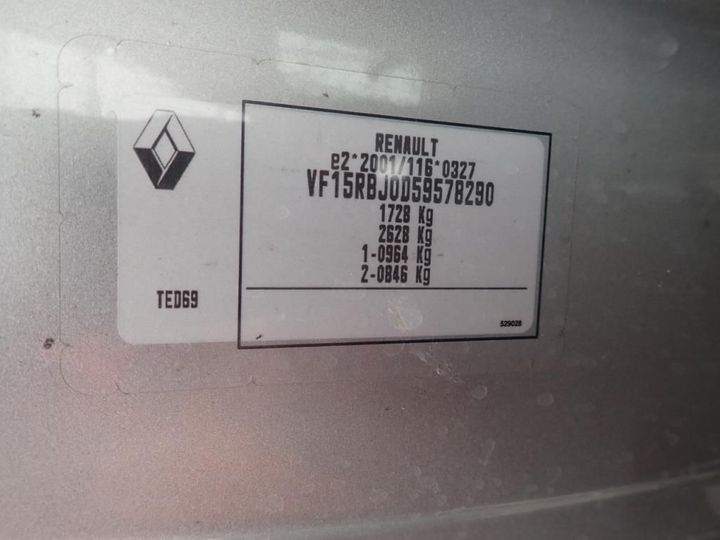 Photo 7 VIN: VF15RBJ0D59578290 - RENAULT CLIO 5P 