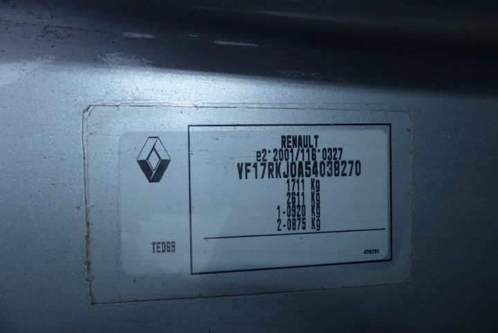 Photo 5 VIN: VF17RKJ0A54038270 - RENAULT CLIO 