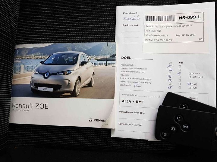 Photo 15 VIN: VF1AGVYF057206723 - RENAULT ZOE 