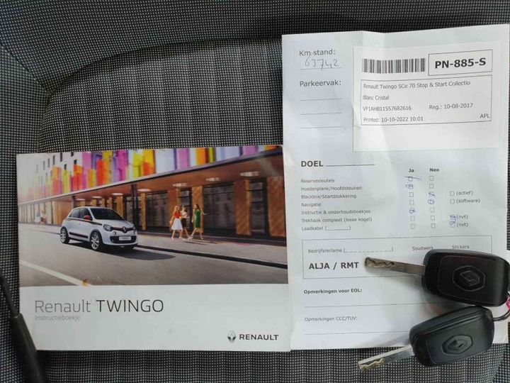 Photo 14 VIN: VF1AHB11557682616 - RENAULT TWINGO 