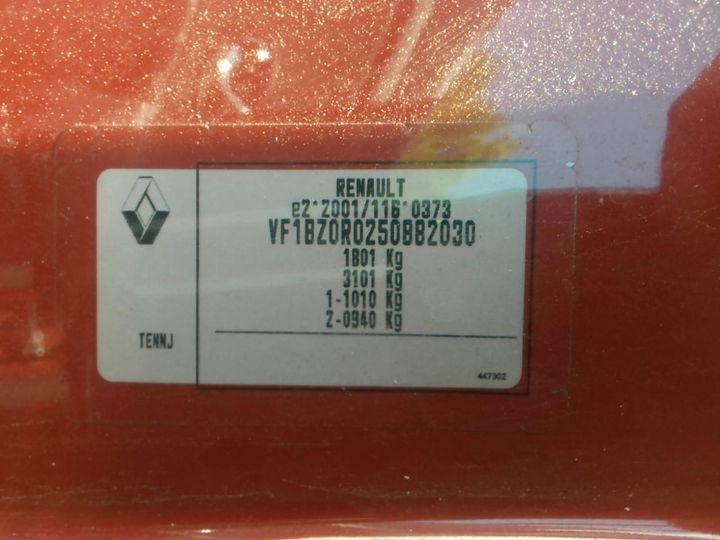 Photo 11 VIN: VF1BZ0R0250882030 - RENAULT MEGANE BERLINE 