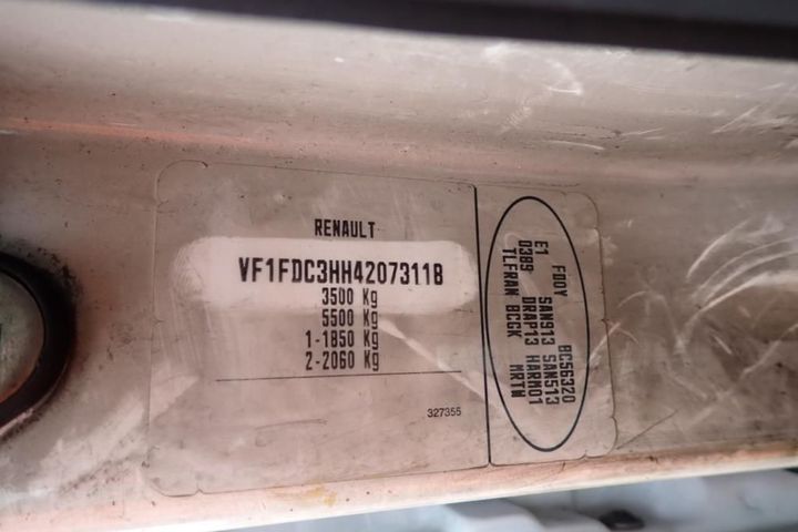 Photo 9 VIN: VF1FDC3HH42073118 - RENAULT MASTER 