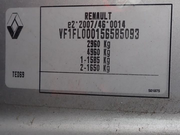 Photo 13 VIN: VF1FL000156585093 - RENAULT TRAFIC 