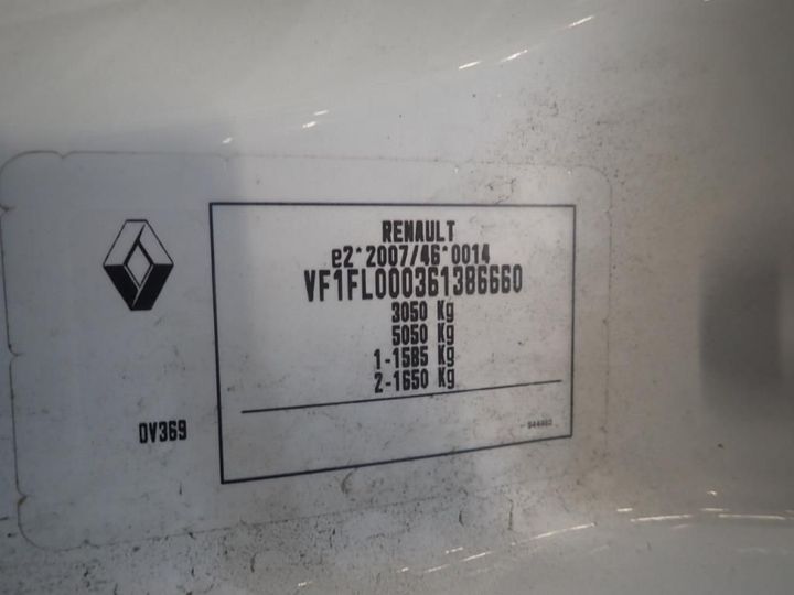 Photo 12 VIN: VF1FL000361386660 - RENAULT TRAFIC 