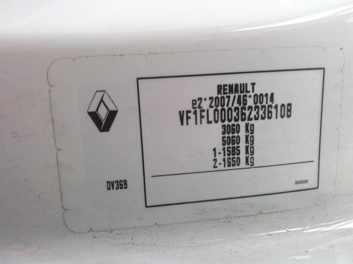 Photo 12 VIN: VF1FL000362336108 - RENAULT TRAFIC 