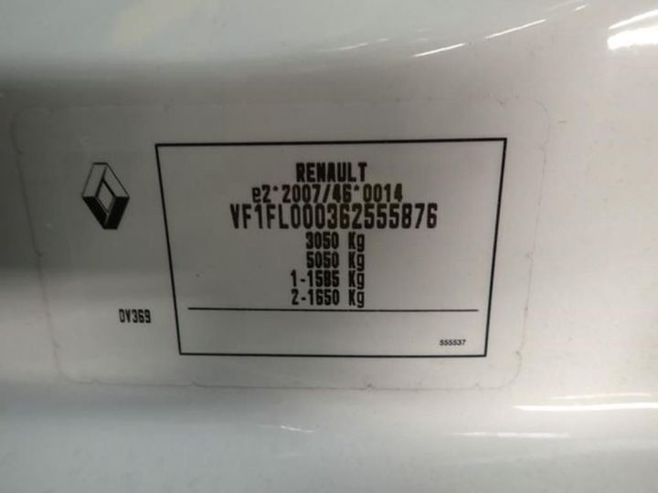 Photo 8 VIN: VF1FL000362555876 - RENAULT TRAFIC 