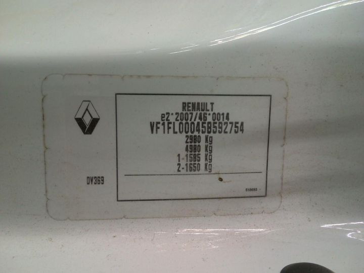 Photo 13 VIN: VF1FL000458592754 - RENAULT TRAFIC 