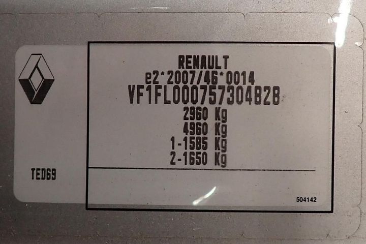 Photo 11 VIN: VF1FL000757304828 - RENAULT TRAFIC 