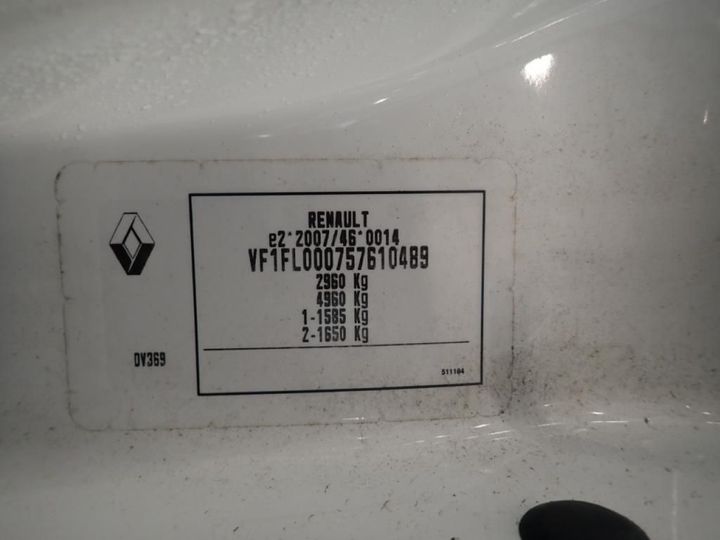 Photo 12 VIN: VF1FL000757610489 - RENAULT TRAFIC 