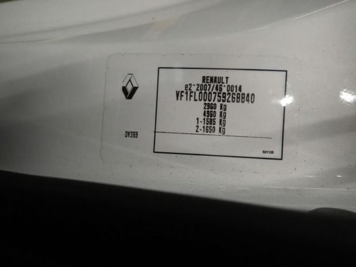 Photo 12 VIN: VF1FL000759268840 - RENAULT TRAFIC 