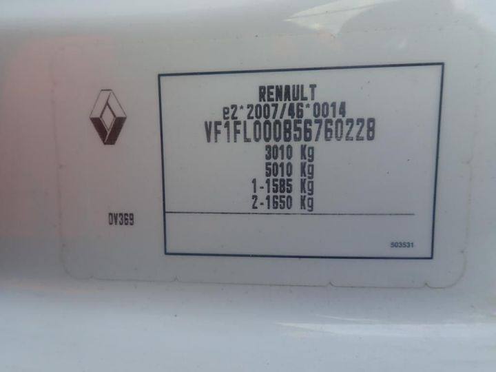 Photo 12 VIN: VF1FL000856760228 - RENAULT TRAFIC 