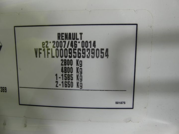 Photo 14 VIN: VF1FL000956939054 - RENAULT TRAFIC 27 