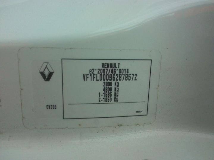 Photo 8 VIN: VF1FL000962878572 - RENAULT TRAFIC 