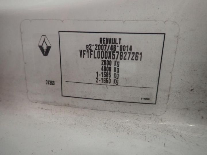 Photo 20 VIN: VF1FL000X57827261 - RENAULT TRAFIC 