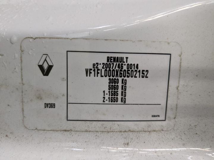 Photo 13 VIN: VF1FL000X60502152 - RENAULT TRAFIC 