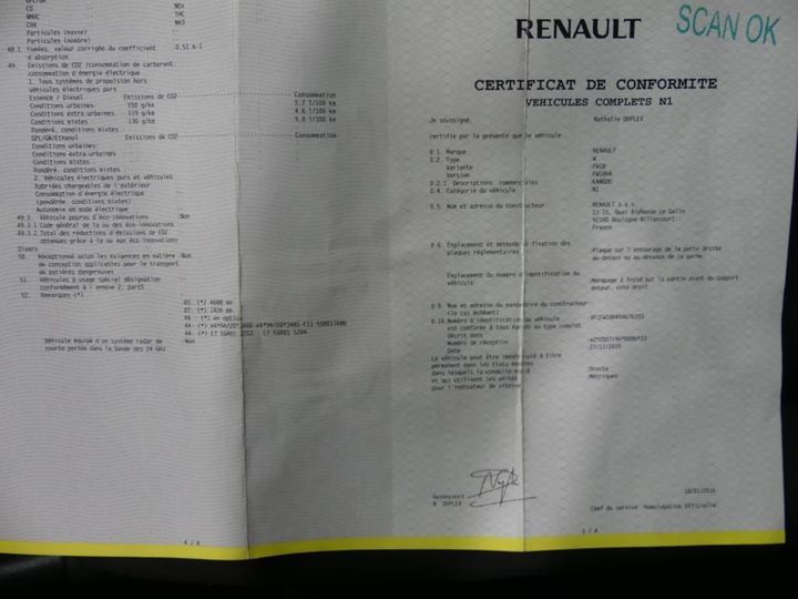 Photo 11 VIN: VF1FW18H454676393 - RENAULT KEX MAXI 