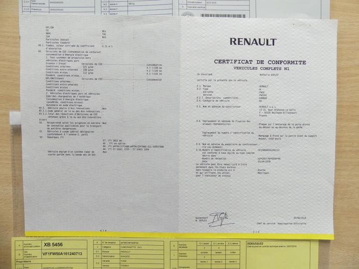 Photo 13 VIN: VF1FW50A161240713 - RENAULT KEX COMPACT 