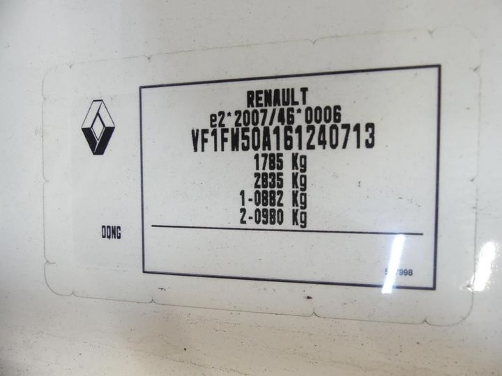 Photo 3 VIN: VF1FW50A161240713 - RENAULT KEX COMPACT 